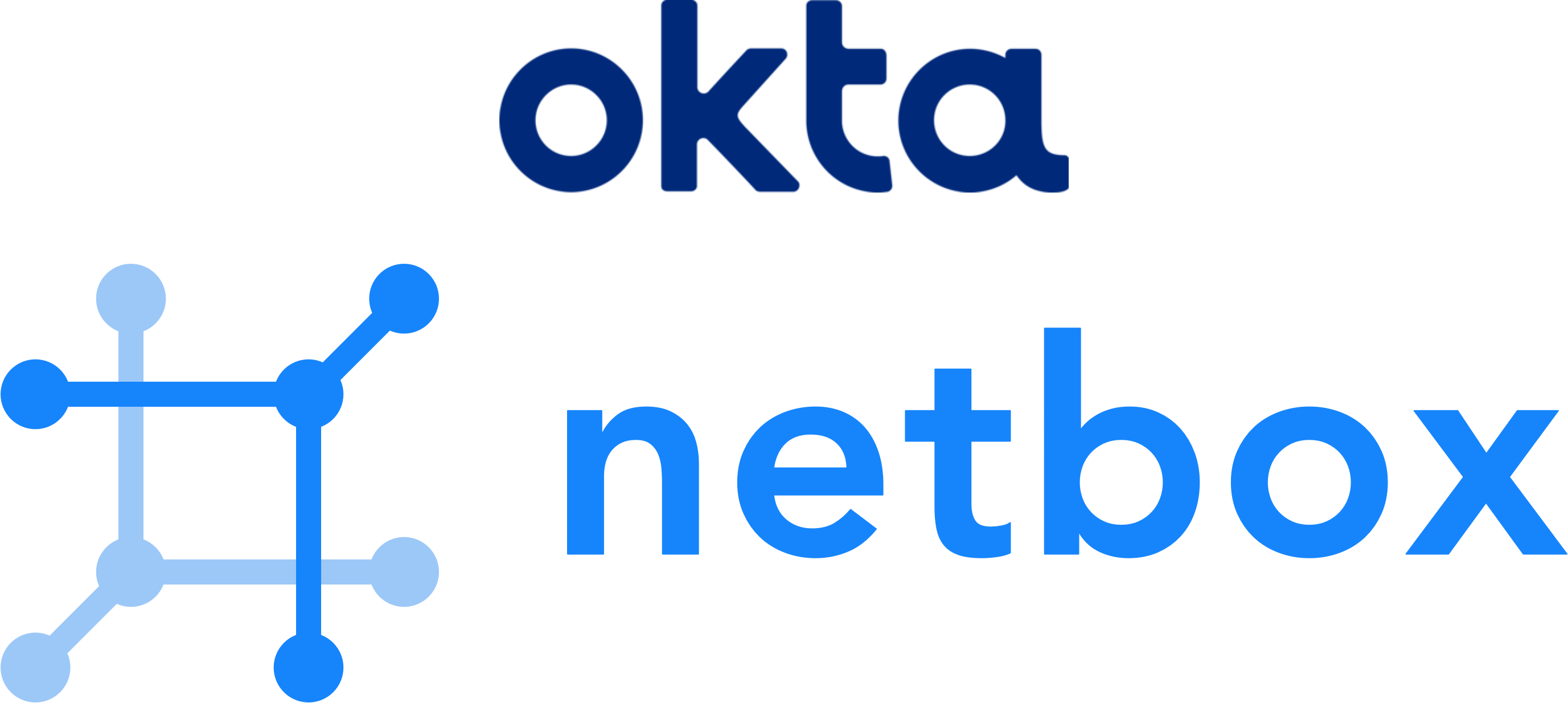 Okta and NetBox logos