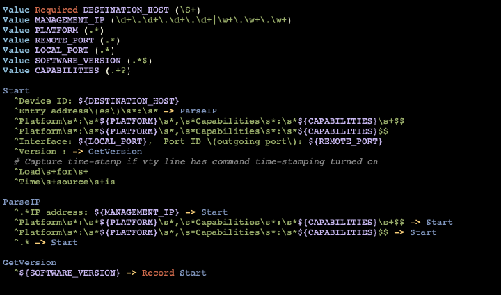 Writing a vim syntax plugin | Oasys Networking